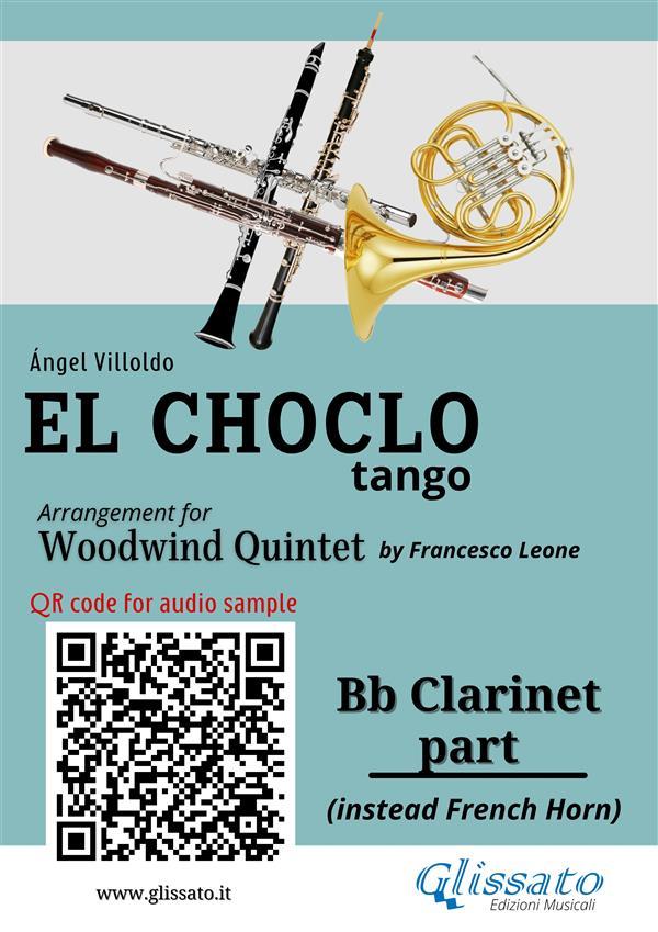Bb Clarinet (instead Horn) part El Choclo tango for Woodwind Quintet