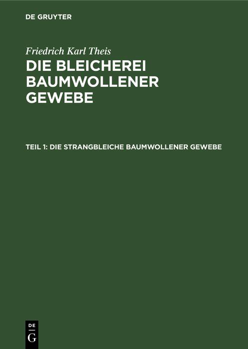 Die strangbleiche baumwollener Gewebe