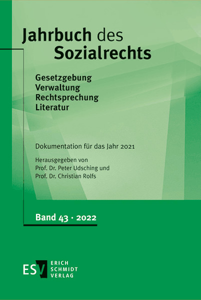 Jahrbuch des Sozialrechts - - Dokumentation für das Jahr 2021