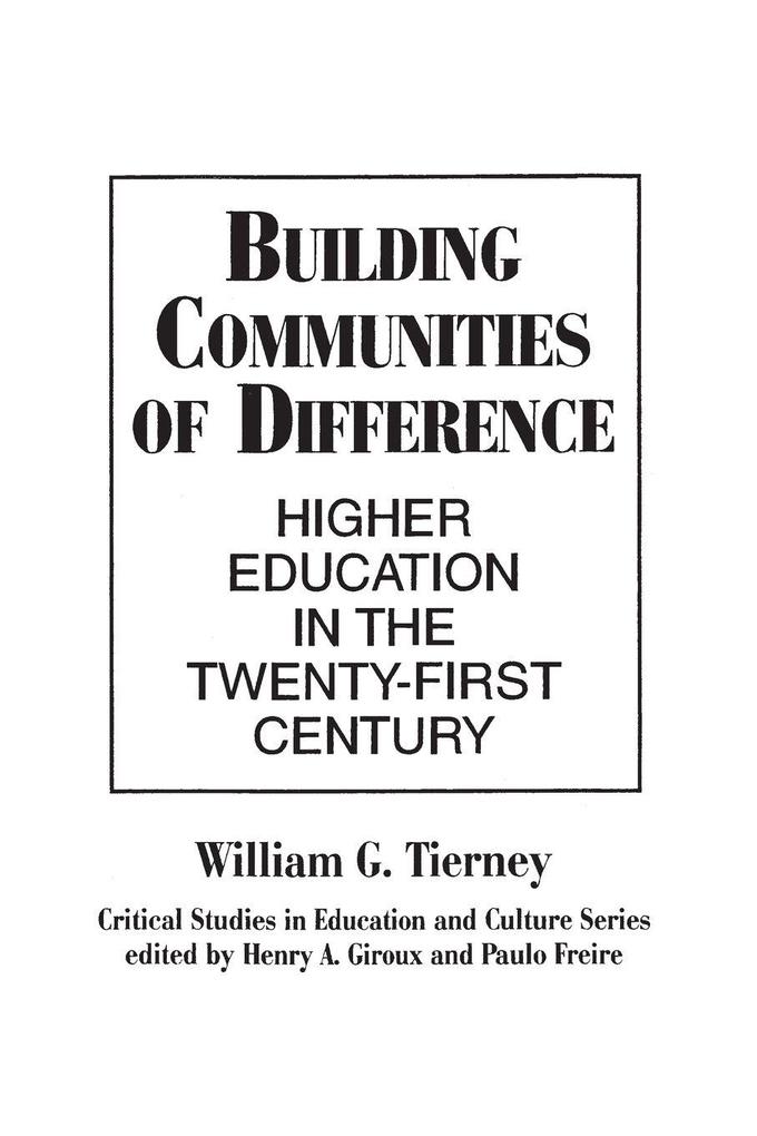 Building Communities of Difference