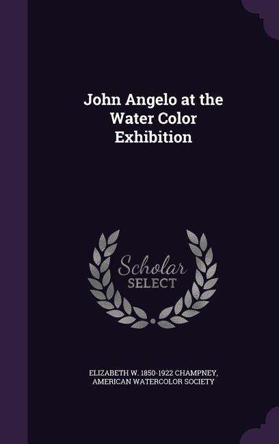 John Angelo at the Water Color Exhibition