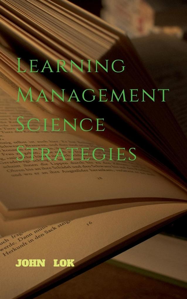 Learning Management Science Strategies