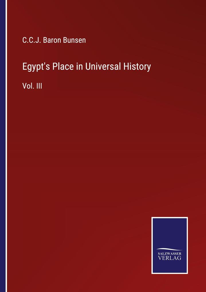 Egypt's Place in Universal History