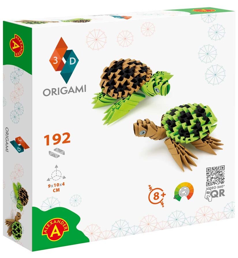 ORIGAMI 3D 501822 - ORIGAMI Schildkröten Papierfaltkunst