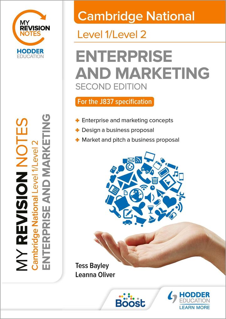 My Revision Notes: Level 1/Level 2 Cambridge National in Enterprise & Marketing: Second Edition