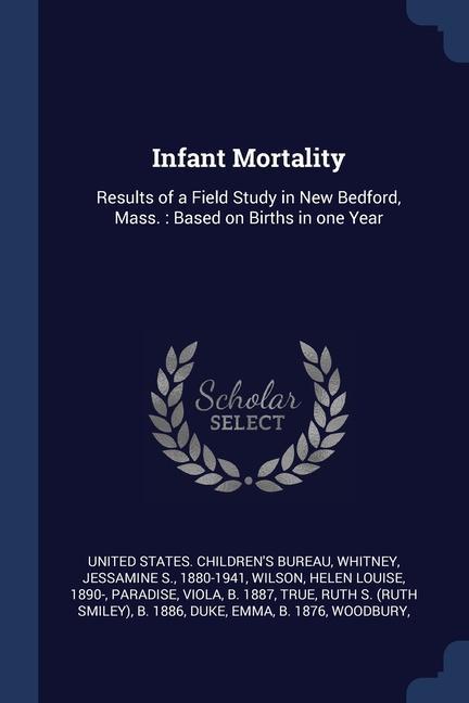 Infant Mortality: Results of a Field Study in New Bedford Mass.: Based on Births in one Year