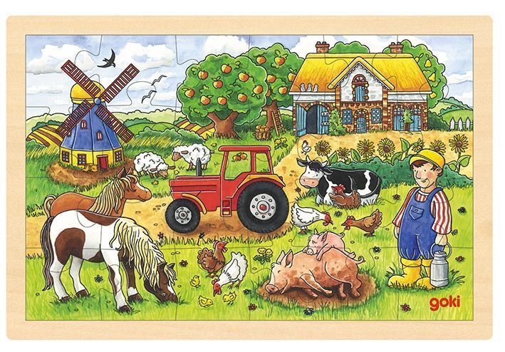 Einlegepuzzle Müllers Farm
