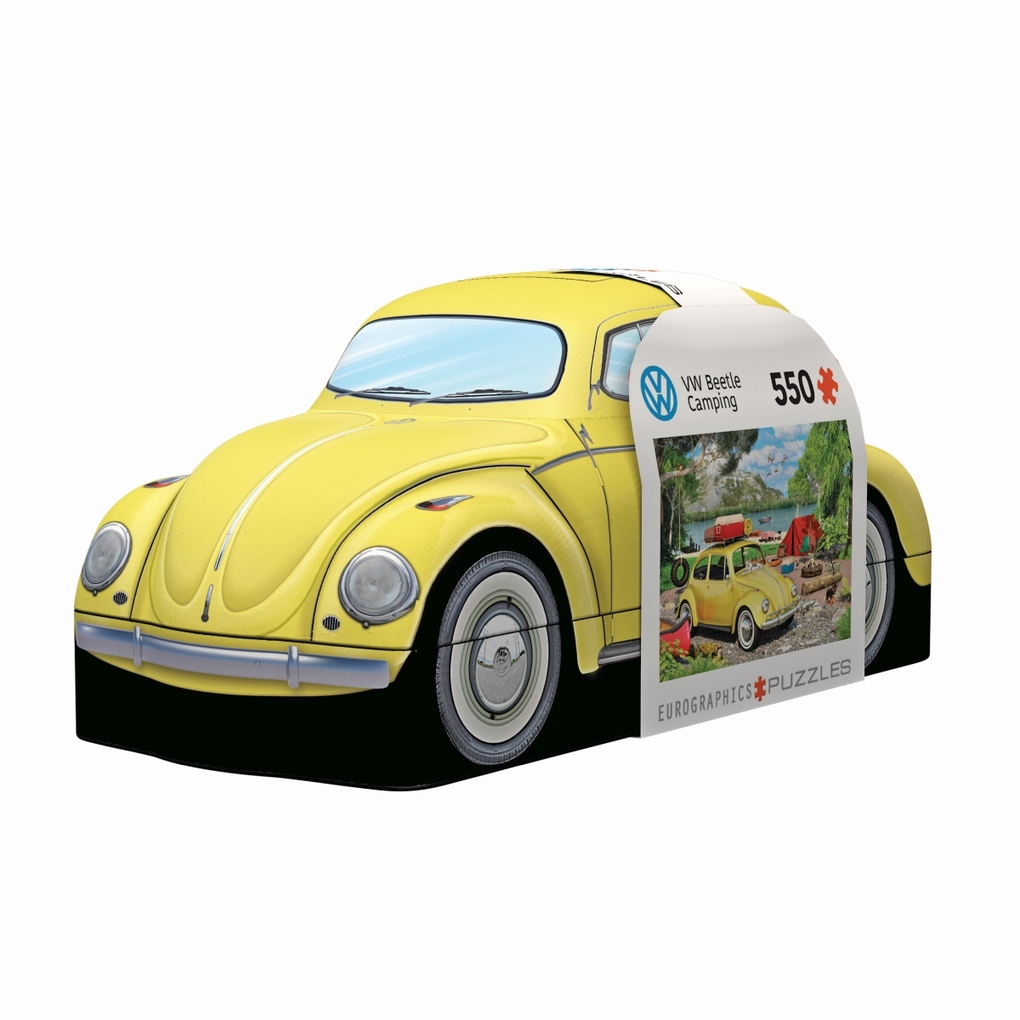 VW Beetle Camping Tin