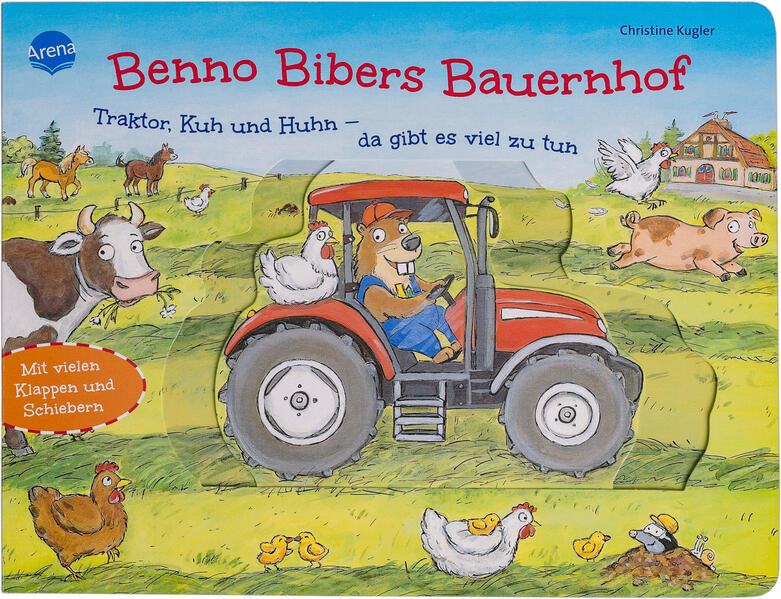 Image of Benno Bibers Bauernhof. Traktor Kuh und Huhn - da gibt es viel zu tun