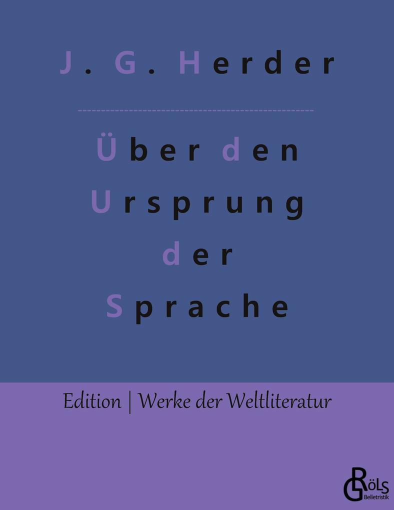 Abhandlung über den Ursprung der Sprache