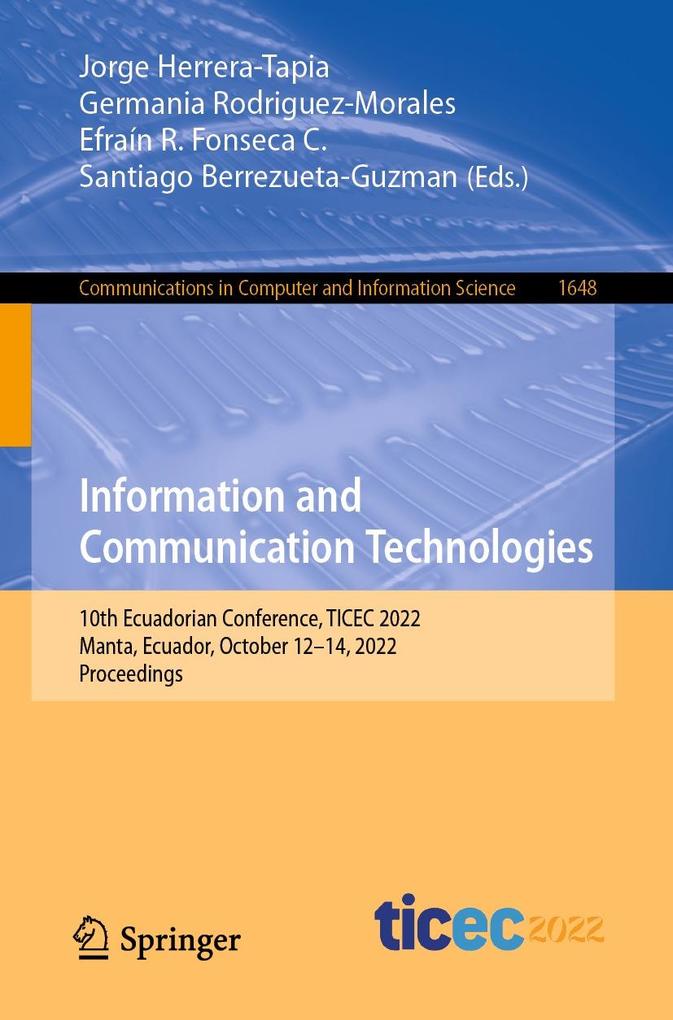 Information and Communication Technologies