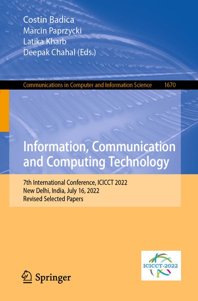 Information Communication and Computing Technology
