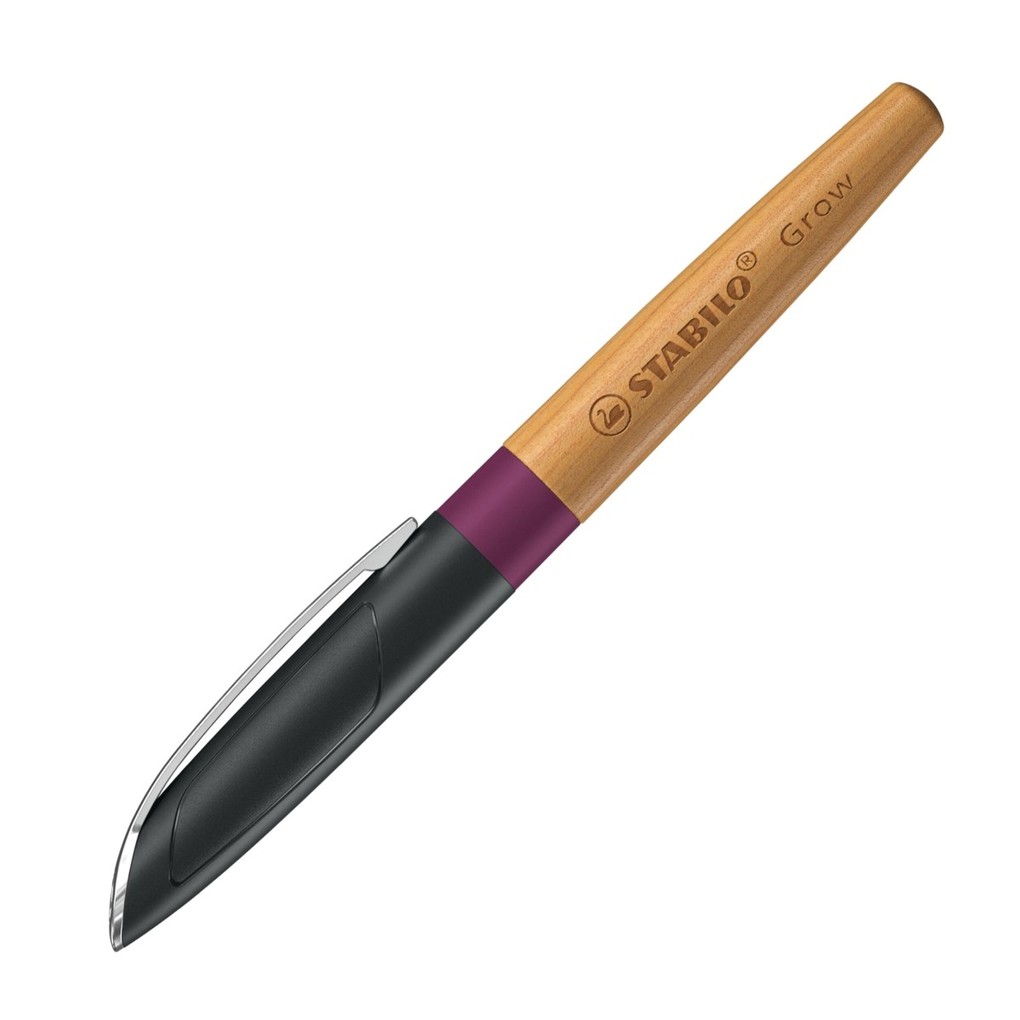 Stylo-plume Stabilo Grow Noir et Beige