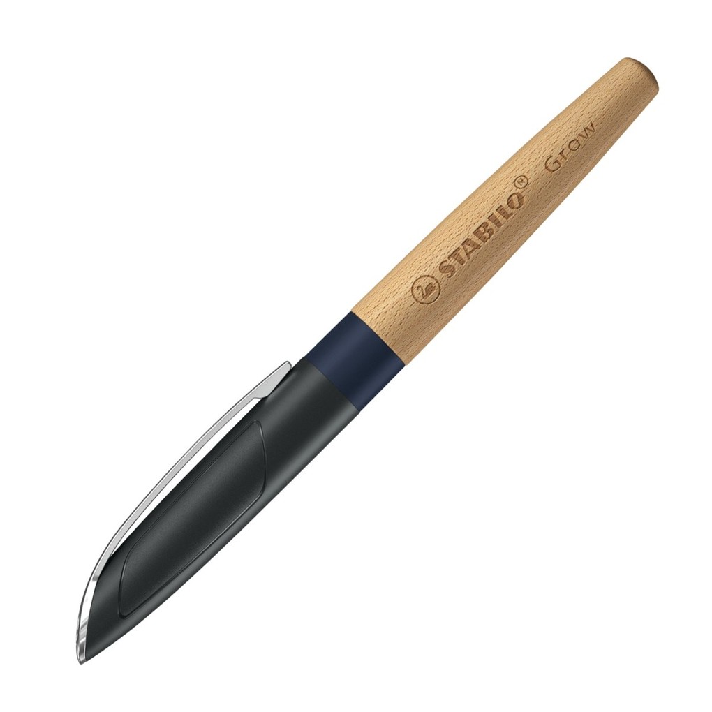 Stylo-plume Stabilo Noir et Beige