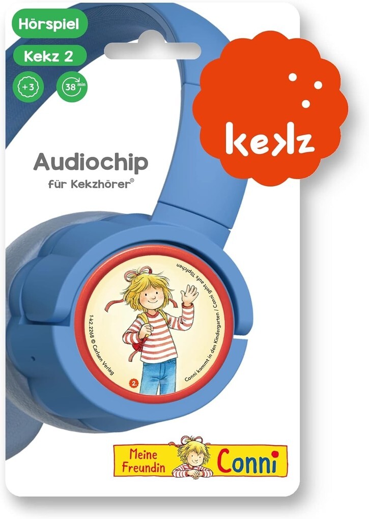 KEKZ 1075226KEK - Audiochip für Kekzhörer Kekz2 Meine Freundin Conni kommt in den Kindergarten/Conni geht aufs Töpfchen Hörspiel ca. 38 Min.