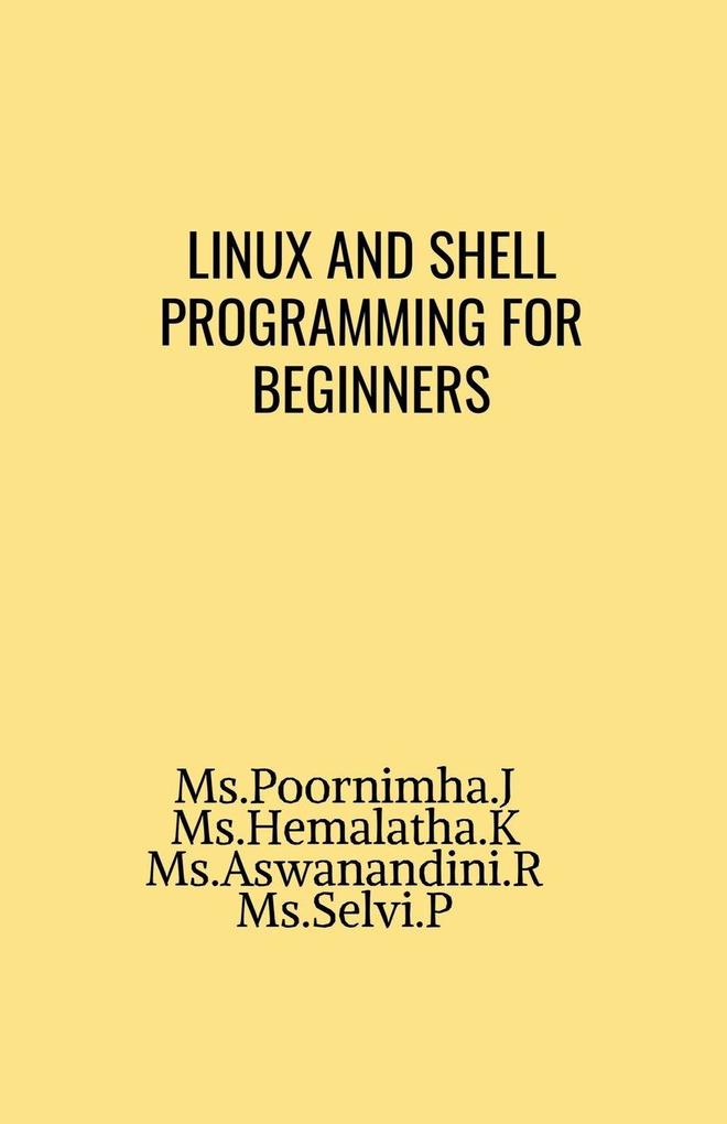 Linux and shell programming for beginners