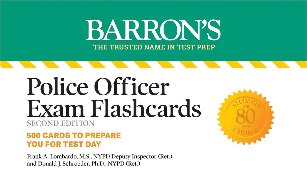 Police Officer Exam Flashcards Second Edition: Up-to-Date Review