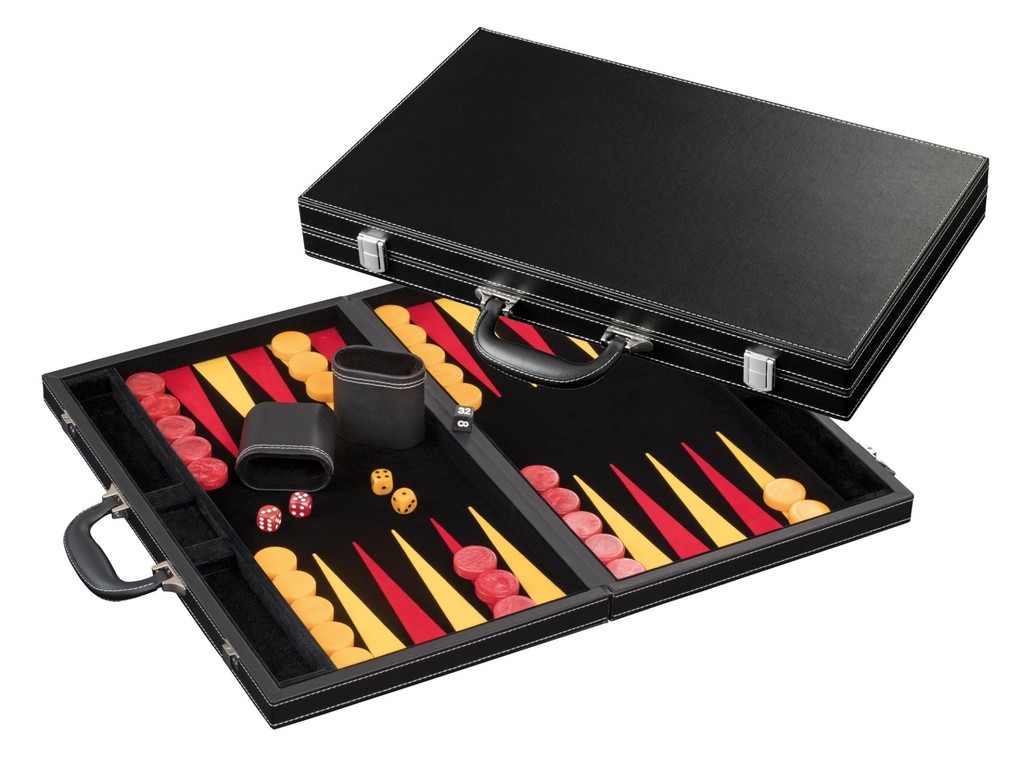 Philos 1735 - Backgammon Donousa groß Kunstleder