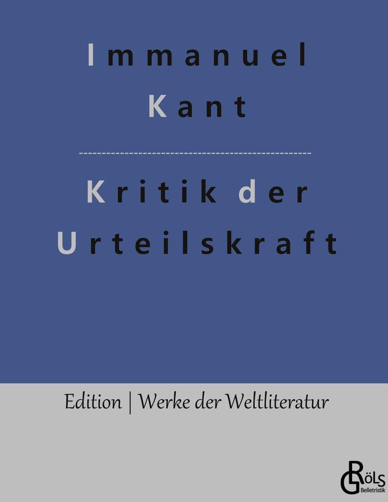 Kritik der Urteilskraft