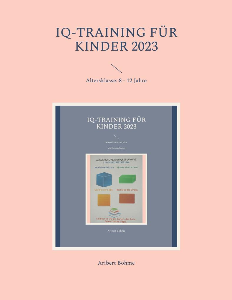 IQ-Training für Kinder 2023