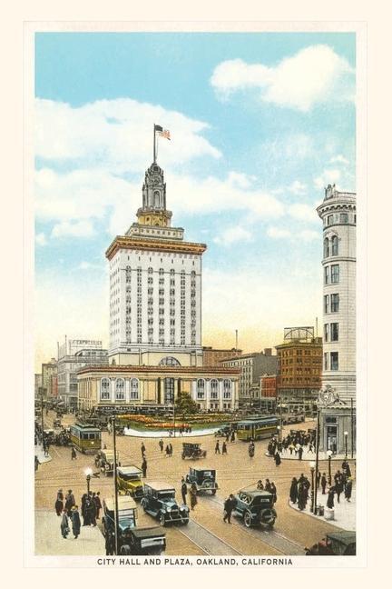 Vintage Journal City Hall and Plaza Oakland California