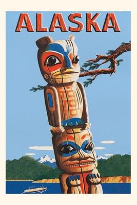 Vintage Journal Travel Poster Totem Pole