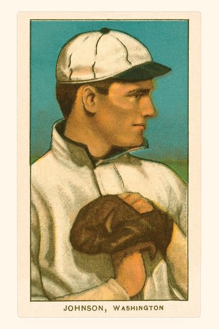 Vintage Journal Early Baseball Card Walter Johnson