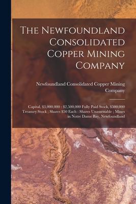 The Newfoundland Consolidated Copper Mining Company [microform]: Capital $3000000: $2500000 Fully Paid Stock $500000 Treasury Stock; Shares $50