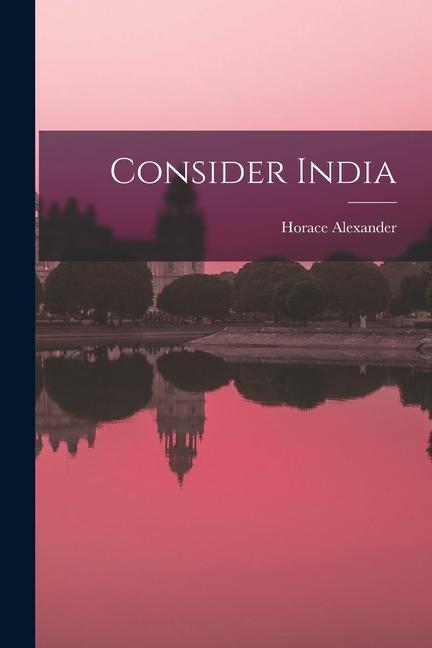 Consider India
