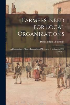 Farmers‘ Need for Local Organizations: a Comparison of Farm Leaders‘ and Members‘ Opinions in 1930 and 1952