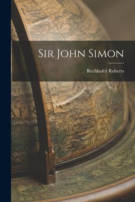 Sir John Simon