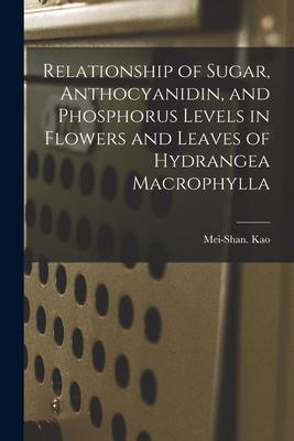 Relationship of Sugar Anthocyanidin and Phosphorus Levels in Flowers and Leaves of Hydrangea Macrophylla