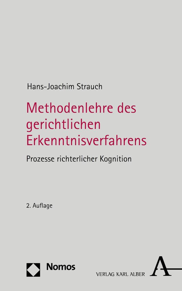 Methodenlehre des gerichtlichen Erkenntnisverfahrens