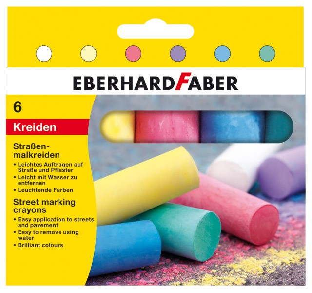 EBERHARD FABER Straßenmalkreide Mehrfarbig