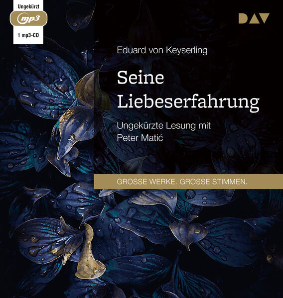Seine Liebeserfahrung1 Audio-CD 1 MP3
