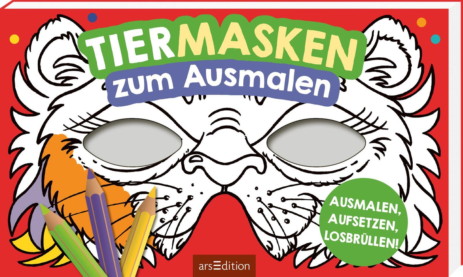 Image of Buch - Tiermasken zum Ausmalen