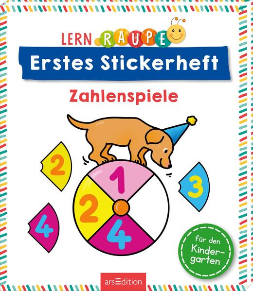 Image of Lernraupe - Erstes Stickerheft - Zahlenspiele