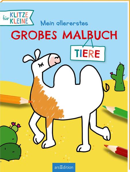 Image of Für Klitzekleine: Mein allererstes großes Malbuch Tiere
