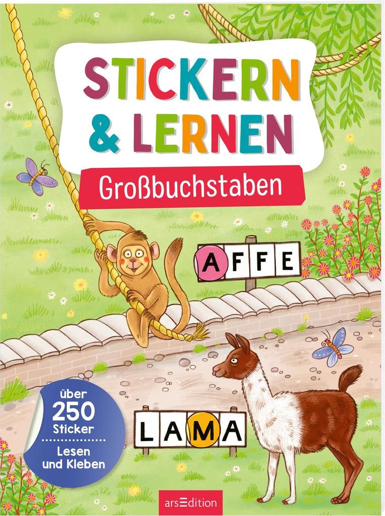 Ars Edition Gmbh Stickern & Lernen - Großbuchstaben