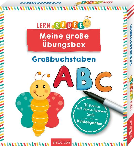 Image of Lernraupe - Meine große Übungsbox Großbuchstaben