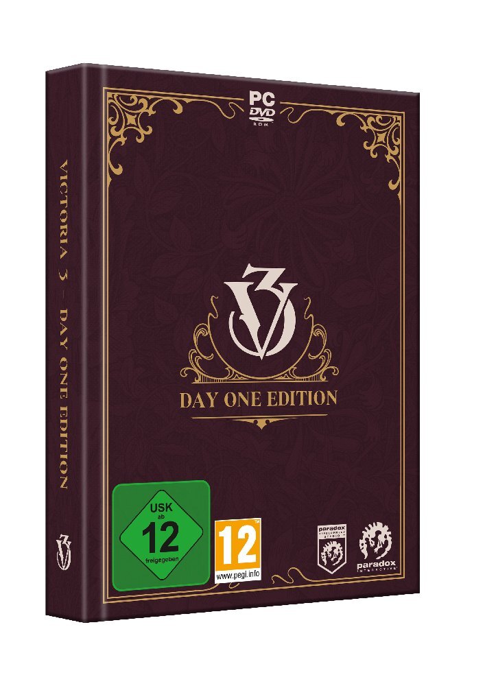 Victoria 3 Day One Edition (PC). Für Windows 10/11 (64-Bit)