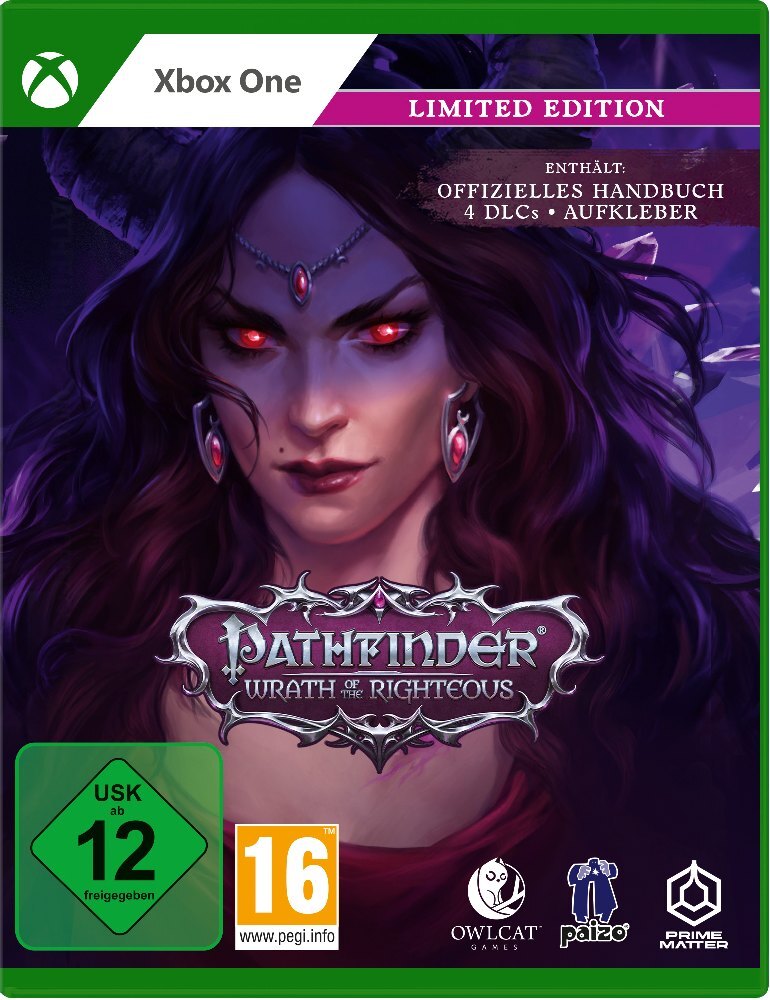 Pathfinder: Wrath of the Righteous Limited Edition 1 Xbox One-Blu-ray Disc