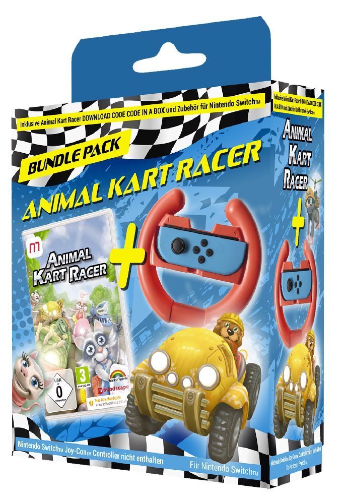 Animal Kart Racing Wheel Bundle (Nintendo Switch)
