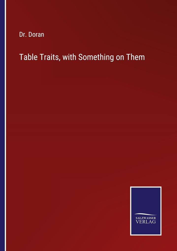 Table Traits with Something on Them