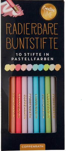 Coppenrath - Creative Time - Radierbare Buntstifte pastell - Creative Time