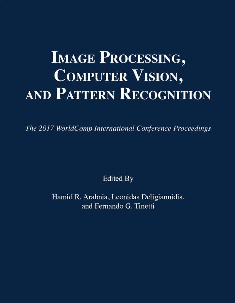 Image Processing Computer Vision and Pattern Recognition