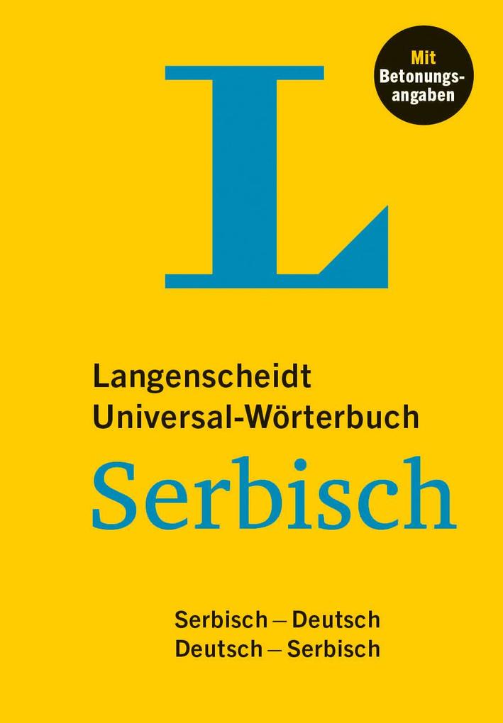Langenscheidt Universal-Wörterbuch Serbisch