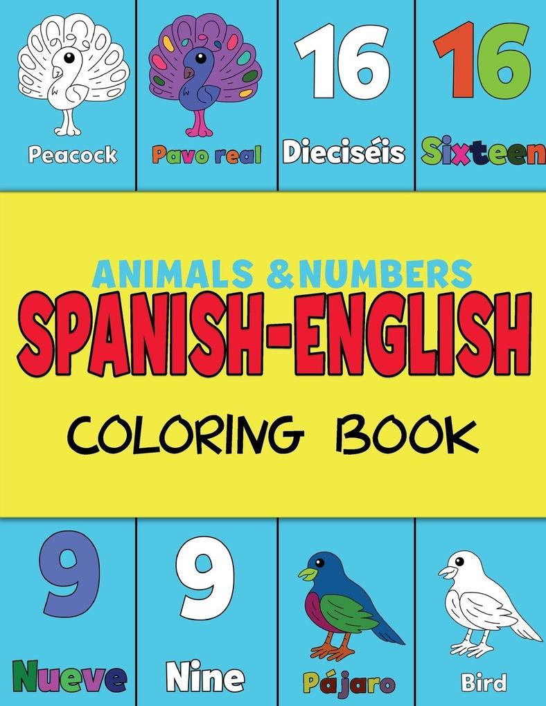 Spanish and English Coloring & Activity Book