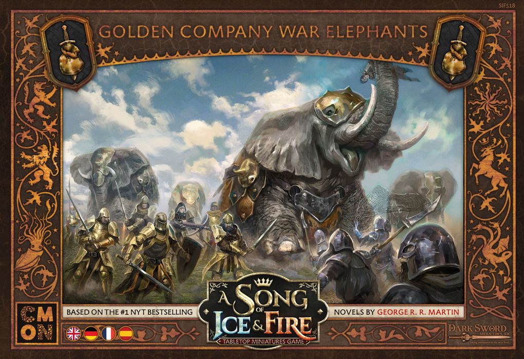CMON - A Song of Ice & Fire - Golden Company War Elephants Kriegselefanten der Goldenen Kompanie