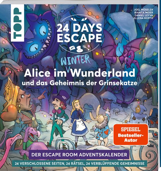 24 DAYS ESCAPE - Der Escape Room Adventskalender: Alice im Wunderland und das Geheimnis der Grinsekatze